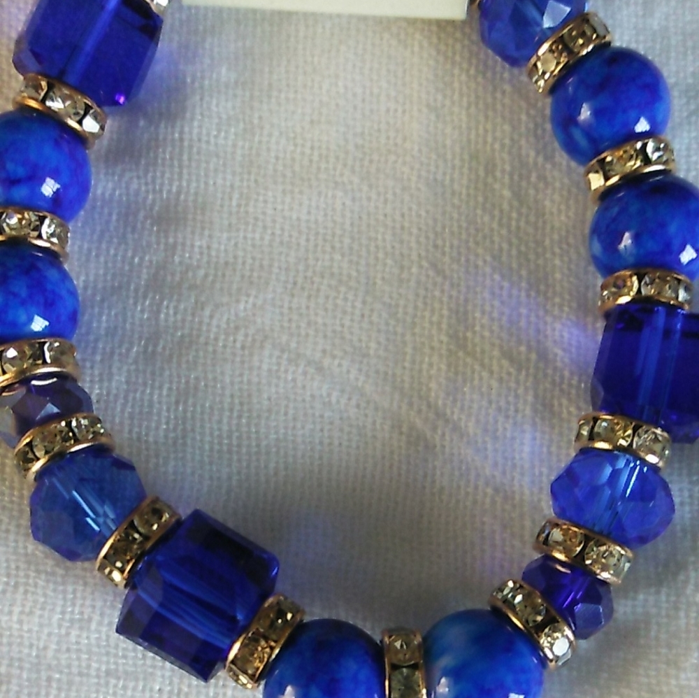 Royal blue bracelet/anklet